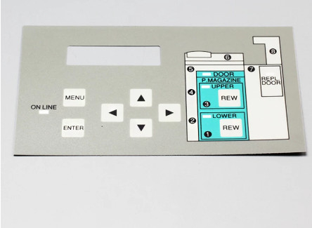 CINA Fuji Keyboard Overlay (Versi Bahasa Inggris) untuk Fuji Frontier 350/355/370/375 Printer Digital Minilab Suku Cadang Accessor pemasok