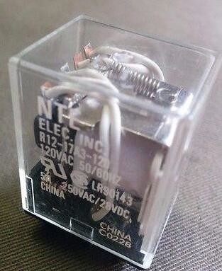 CINA NTE RELAY R12-17A3-120 120 VAC 5 AMP R1217A3120 NORITSU MINILAB pemasok