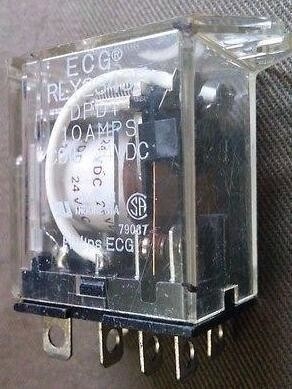 CINA ECG RELAY RLY2343F DPDT 10AMPS COIL 24 VDC NORITSU MINILAB pemasok