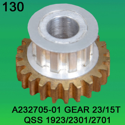 CINA A232705-01 GEAR TEETH-23/15 UNTUK NORITSU qss1923,2301,2701 minilab pemasok