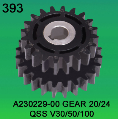 CINA A230229-00 GEAR GIGI-20/24 UNTUK NORITSU qsfV30,V50,V100 minilab pemasok