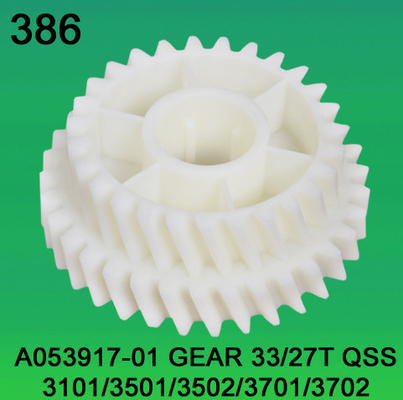CINA A053917 01 GEAR GIGI 33/27 UNTUK NORITSU Qss2701 2901 33 3101 3501 3502 3701 3702 Minilab pemasok