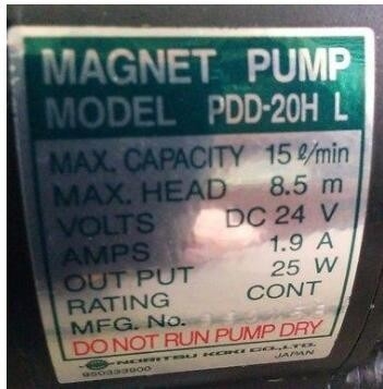 CINA POMPA MAGNET NORITSU KOKI W405846 02 W405846 MODEL PDD 20H L UNTUK NORITSU FUJI GRETAG pemasok