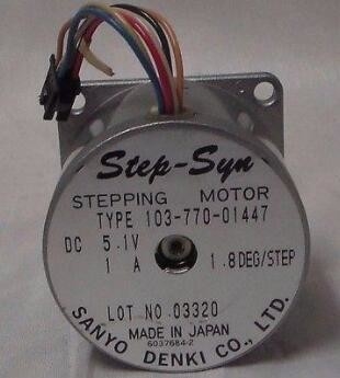 CINA Spare Part MOTOR FUJI MINILAB SANYO DENKI STEPPING MOTOR 103 770 01447 W PULLEY pemasok