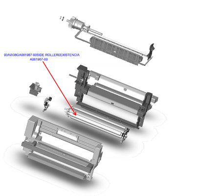CINA A081987 Noritsu QSS3501 minilab roller buatan China pemasok