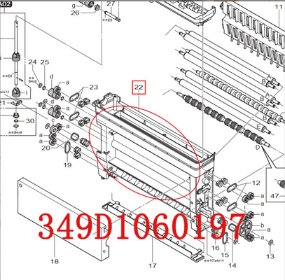 Fuji Frontier 550/570 Minilab Spare Part Rack PS4 349D1060197 Buatan China pemasok