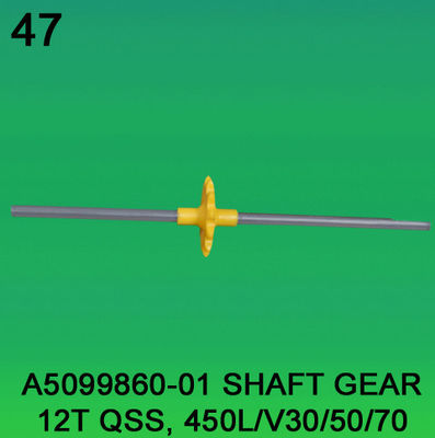 A5099860-01 SHAFT GEAR GIGI-12 UNTUK NORITSU qsf450L, V30, V50, V100 minilab pemasok