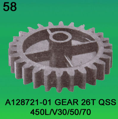 A128721-01 GEAR TEETH-26 UNTUK NORITSU qsf450L, V30, V50, V100 minilab pemasok