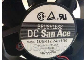 SANYO DENKI BRUSHLESS FAN DC SAN ACE 24V 25A MODEL 109R1224H1090 MINILAB pemasok