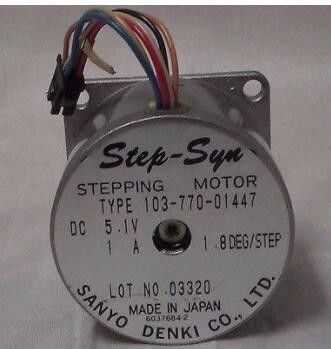 Spare Part MOTOR FUJI MINILAB SANYO DENKI STEPPING MOTOR 103 770 01447 W PULLEY pemasok