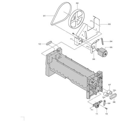 Fuji Frontier 500 550 Digital Minilab Spare Part BELT FLAT 323D1057346 No 06 pemasok
