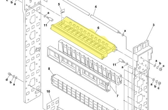 3850A2201B 3850 A2201 3850A2201 3850 A2201B Konica Minilab Evaporasi Mencegah Penutup Assy pemasok