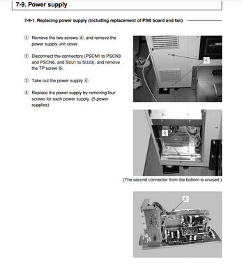 AAAA71001026 / AAAA 71001026 Catu Daya Konica Minilab Digunakan pemasok