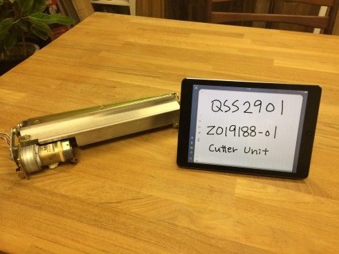 Z019188-01 Unit pemotong untuk Suku Cadang Minilab Noritsu Koki QSS29 series pemasok