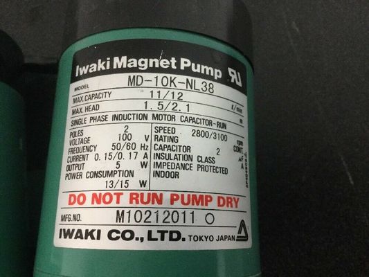 Suku Cadang Fuji /Noritsu / Konica/ Agfa / Kreonite Minilab Pompa Resirkulasi Iwaki MD-10k-NL38 pemasok