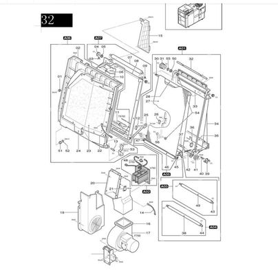 334H0202 / 334H0202L Fuji frontier 350/370/355 minilab roller nomor baru 07 pemasok
