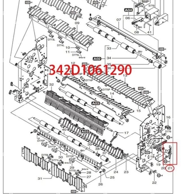 Frontier FUJI550/570 Minilab Spare Part Bracket 342D1061290 pemasok