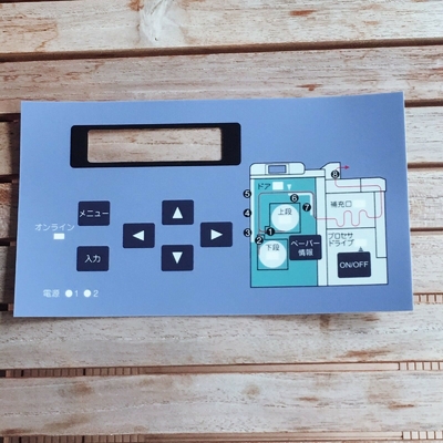 Overlay Keyboard Baru untuk Suku Cadang Mesin Printer Fuji 550/570 Minilabs pemasok